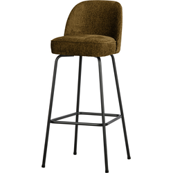 VOGUE BARSTOEL 80 CM STRUCTURE VELVET BRASS