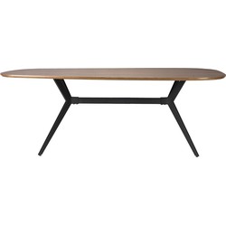 Eettafel Bruin MDF - Organisch Rechthoek - 180x90x75cm - Chase