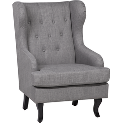 Beliani ALTA - Fauteuil-Grijs-Polyester