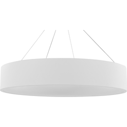 Beliani LENYA - Hanglamp-Wit-Staal