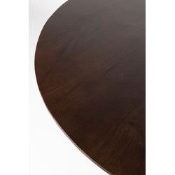 Housecraft Living Balder Eettafel Rond 130 cm Mango Hout