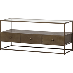 BePureHome Depart Tvmeubel - Metaal - Antique Brass - 50x115x40