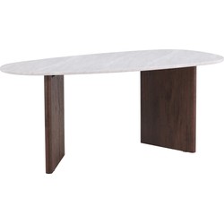 RebellenClub – Eettafel Norrtalje – 180 x 90 cm – Lichtgrijs – Betonlook
