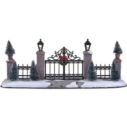 Lighted gate en fence bo