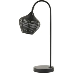 Light and Living tafellamp  - zwart - metaal - 1863012