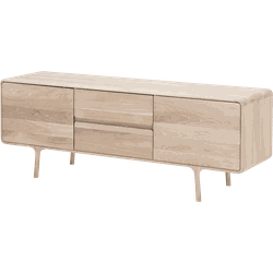 Gazzda Fawn sideboard 180 houten dressoir whitewash - 180 x 65 cm