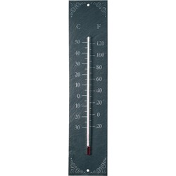 Thermometer van leisteen voor binnen en buiten 45 cm - Buitenthermometers