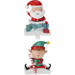 Stocking Holder Xmas Figurines