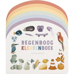 NL - Mercis Little Dutch: Regenboog kleurenboek. 1+