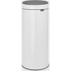 Touch Bin New afvalemmer, 30 liter, kunststof binnenemmer - White