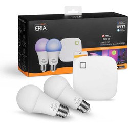ADUROSMART ERIA starter package, 2 Tunable Colour light bulbs and a bridge