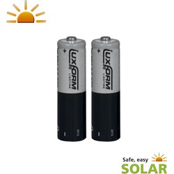 Batterie AA wiederaufladbar Solar 2 Stück - Luxform Lighting