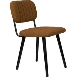 ANLI STYLE Chair Jake Ochre BouclÃ©