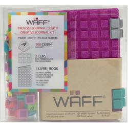 Waff Waff Waff Creatief Dagboek Set A7 Glitter Roze