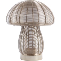 Light & Living - Theelicht MUSHROOM - 28x34x34cm - Goud