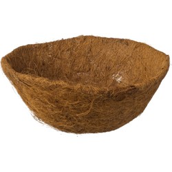 5 stuks - Kokoseinlage für Hängekorb vorgeformt mit Wassersperre dia. 25cm - Nature