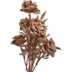 Clayre & Eef Kunstbloem 33 cm Koperkleurig Kunststof