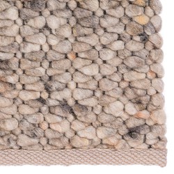 wollen vloerkleed firenze 22 de munk carpets Taupe - 200 x 300 cm - (L)