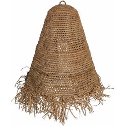 PTMD Lampenkap Kaj - 60x60x85 cm - Raffia - Creme