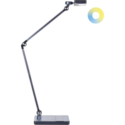 Beliani LACERTA - Bureaulamp-Zwart-Aluminium