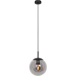 Steinhauer hanglamp Bollique - zwart - metaal - 20 cm - E27 fitting - 3496ZW