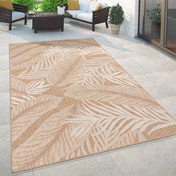 Binnen & Buitenkleed - Vloerkleed Illica Gebloemd - Beige - 200x280 cm