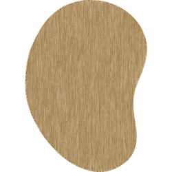 Brussels Uni Buitenkleed – Organisch -  Effen Indoor & Outdoor Vloerkleed – Tuinkleed, Balkonkleed – Jute Beige- 200x290 CM  Organisch