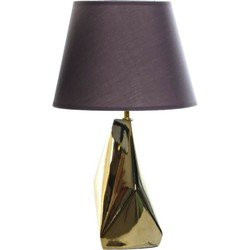 Tafellamp Glam Abstract - Grijs - Goud - H50 cm