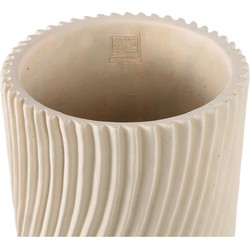 PTMD Vaas Lianna - 22x22x50 cm - Cement - Creme