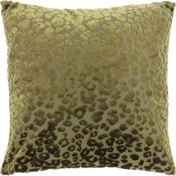 Unique Living - Kussen Kitty 45x45cm Moss Green