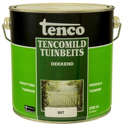 Dekkend wit 2,5l mild verf/beits - tenco