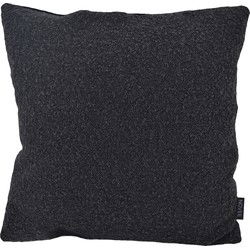 Velvet Boucle Zwart/Zwart | 45 x 45 cm | Kussenhoes | Polyester