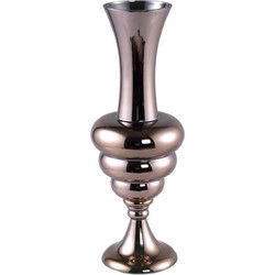 PTMD Vaas Nimai - 22x22x60 cm - Glas - Koper