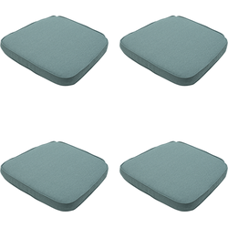 Madison -  Zitkussen Wicker Silver canvas eco+ - Ca. 48x48 cm - Set van 4