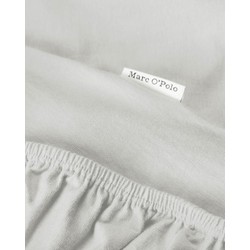 Marc O'Polo Hoeslaken Premium Organic Jersey Lichtgrijs 180-200 x 200-220 cm
