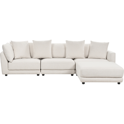 SIGTUNA - Hoekbank - Gebroken wit - Universeel - Polyester