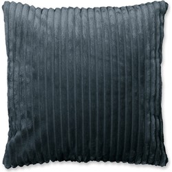 Unique Living | Dez kussen 45x45cm dark blue | Kussen woonkamer of slaapkamer