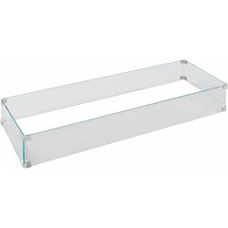 Gofire Glasombouw rechthoek 80 x 30 cm | Voor inbouwbrander 75 x 25 & 76 x 26 cm