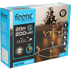 Feeric lights kerstverlichting - warm wit - 20 meter - 200 leds - Kerstverlichting kerstboom