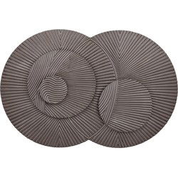 PTMD Wandpaneel Thikra - 120x10x180 cm - MDF - Bruin
