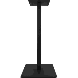 Bartafelonderstel 1-Pillar - powdercoated black - ijzer