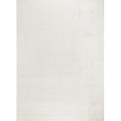 Modern Scandinavisch Tapijt RITA - Ivoor/Wit - 160x213 cm