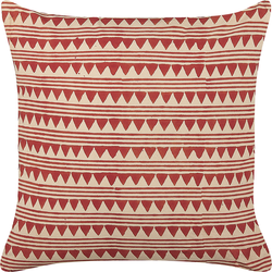 DEGLUPTA  - Sierkussen - Rood - 45 x 45 cm - Katoen
