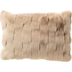 Dutch Decor FERRE - kussenhoes 40x60 cm - imitatiebont - Irish Cream - beige - Dutch Decor