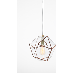 Geometrische lamp Yaz van Hart & Ruyt - 20cm - Koper