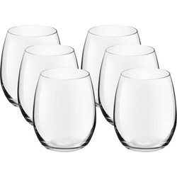 6x Drinkglazen/waterglazen Bouquet 390 ml - Drinkglazen