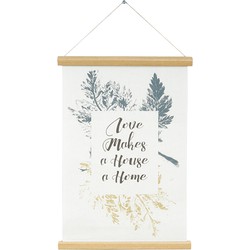 Poster Canvas Love Makes A House A Home