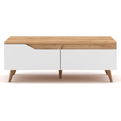 Scandinavische Salontafel met 1 Lade en 1 Nis L100cm - Tree