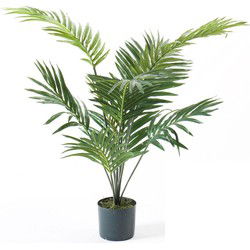 Kunstplant - palmboom - groen - in pot - 90 cm - Kunstplanten