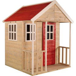 Wendi Toys Speelhuis Gecko WTM18 - 120x120x155cm - Bruin/Rood